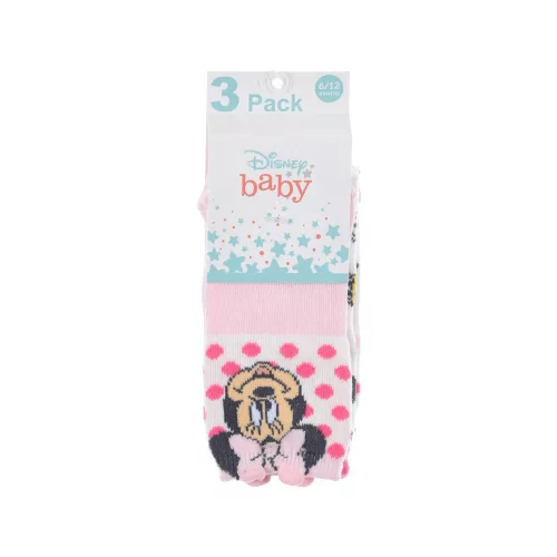 Disney Minnie Wink Pink baba zokni 0/6 hó