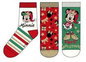 Disney Mickey, Minnie Gift Karácsonyi gyerek zokni 23/26