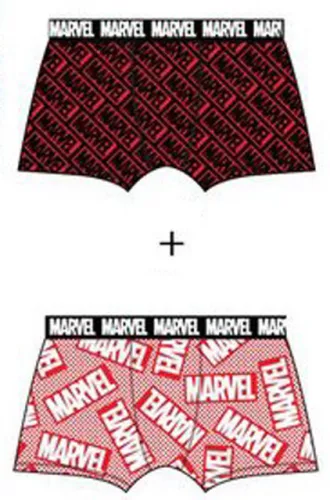 Marvel Red férfi boxeralsó 2 darab/csomag L