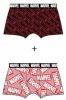 Marvel Red férfi boxeralsó 2 darab/csomag S
