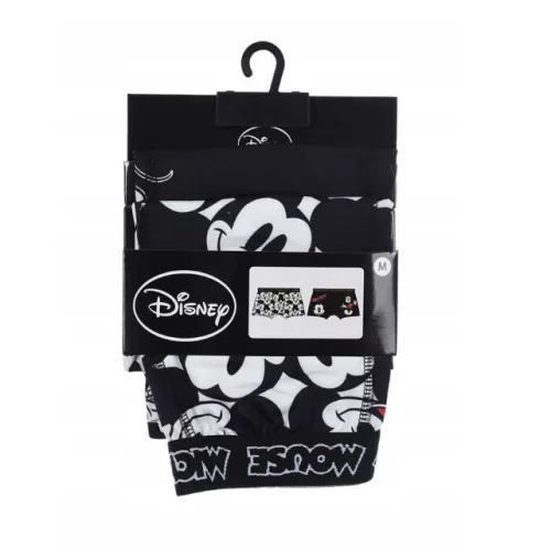 Disney Mickey Black férfi boxeralsó 2 darab/csomag M