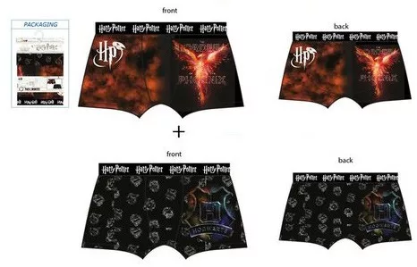Harry Potter Phoenix férfi boxeralsó 2 darab/csomag L