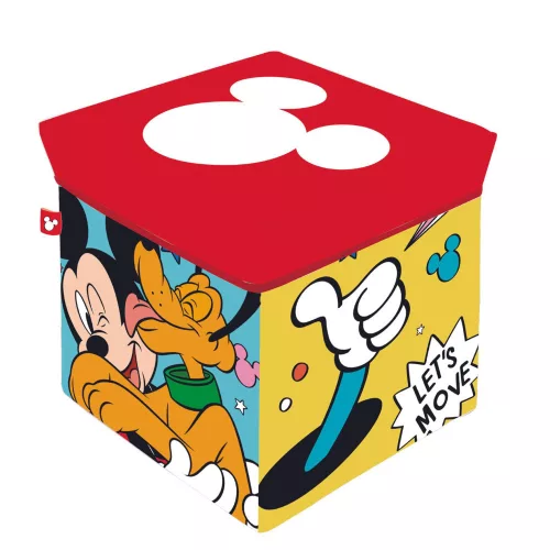 Disney Mickey Let's Move játéktároló 30×30×30 cm