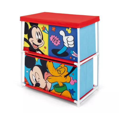 Disney Mickey Let's Move játéktároló állvány 3 rekeszes 53x30x60 cm
