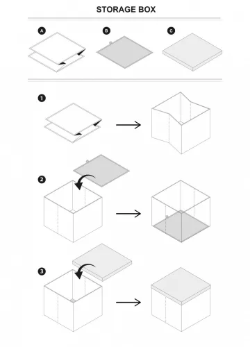 Unikornis Sparkle játéktároló 30×30×30 cm