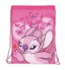 Disney Lilo és Stitch, A csillagkutya Pink Angel sporttáska, tornazsák 44 cm