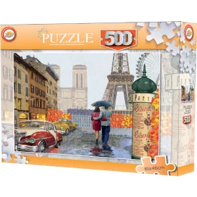 Városok (Párizs) City center puzzle 500 db-os