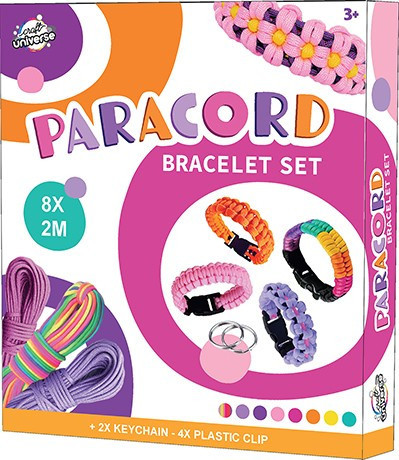 Paracord zsinóros karkötő és kulcstartó készítő szett