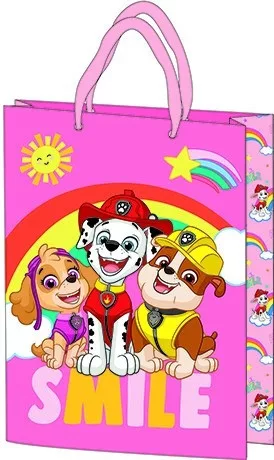 Disney, Mancs Őrjárat, Pókember papír ajándéktasak, ajándékzacskó 34x26x12 cm