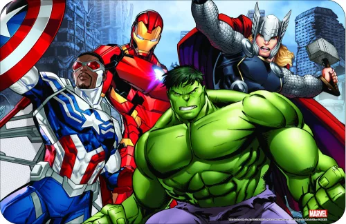 Disney, Bosszúállók, Mancs Őrjárat, Peppa malac Mix tányéralátét 43x28 cm