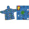 Bosszúállók Mini Hero belebújós plüss polár takaró, poncsó 7-14 év