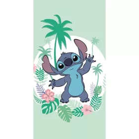   Disney Lilo és Stitch, A csillagkutya Green fürdőlepedő, strand törölköző 70x140cm