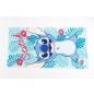 Disney Lilo és Stitch, A csillagkutya Happy fürdőlepedő, strand törölköző 70x140cm (Fast Dry)
