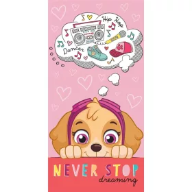   Mancs Őrjárat Never Stop fürdőlepedő, strand törölköző 70x140cm (Fast Dry)