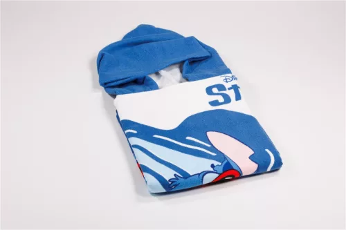 Disney Lilo és Stitch, A csillagkutya Relax strand törölköző poncsó 55x110 cm (Fast Dry)