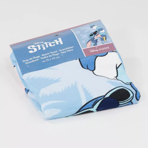Disney Lilo és Stitch, A csillagkutya Ice Cream strand törölköző poncsó 55x110 cm (Fast Dry)