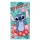 Disney Lilo és Stitch, A csillagkutya Bloom fürdőlepedő, strand törölköző 70x140cm (Fast Dry)