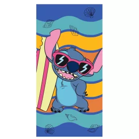   Disney Lilo és Stitch, A csillagkutya Waves fürdőlepedő, strand törölköző 70x140cm (Fast Dry)