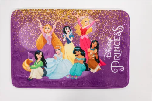 Disney Hercegnők Party lábtörlő, fürdőszobai kilépő 40x60 cm