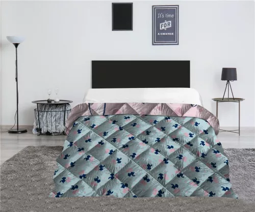 Disney Lilo és Stitch, A csillagkutya Heart steppelt ágytakaró, paplan 240x220cm