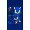 Sonic a sündisznó Go Blur fürdőlepedő, strand törölköző 70x140cm (Fast Dry)