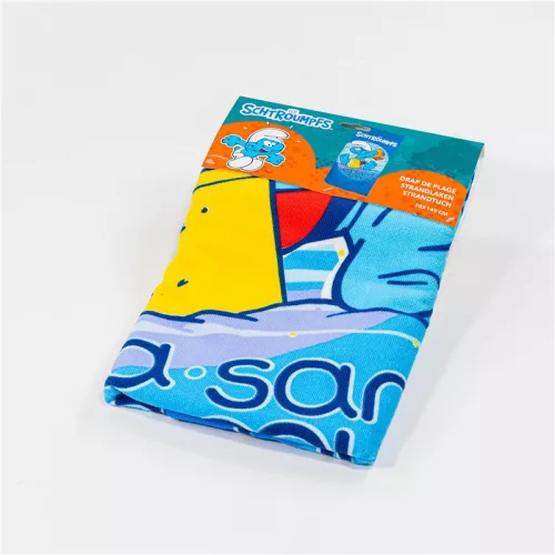 Hupikék törpikék Sea Sand fürdőlepedő, strand törölköző 70x140cm (Fast Dry)