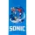 Sonic a sündisznó Fast Lane fürdőlepedő, strand törölköző 70x140cm (Fast Dry)