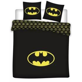   Batman Symbol dupla, kétszemélyes ágyneműhuzat 240×220cm, 63x63 cm Microfibre