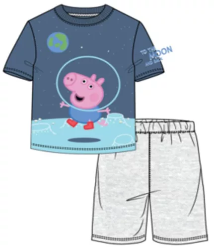 Peppa malac Moon gyerek rövid pizsama 3 - 6 év / 98 - 116 cm