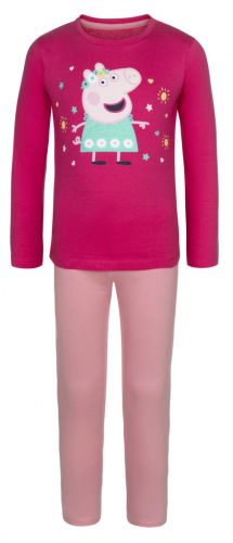 Peppa malac Flower gyerek hosszú pizsama 3 - 6 év / 98 - 116 cm