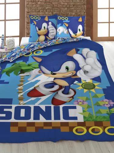 Sonic a sündisznó Coin Chase ágyneműhuzat 140×200cm, 70×90 cm