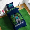 Minecraft Game Over Creepers ágyneműhuzat 140×200cm, 70×90 cm