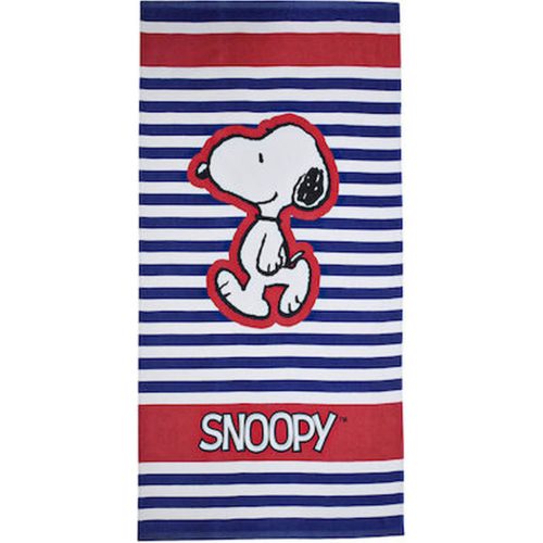 Snoopy Stripes fürdőlepedő, strand törölköző 70x140cm