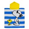 Snoopy Woodstock strand törölköző poncsó 50x100 cm