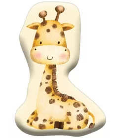 Zsiráf Yellow formapárna, díszpárna 40x27 cm Velúr