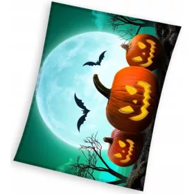 Halloween Moon coral fleece polár takaró 150x200cm