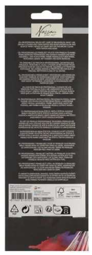 Professzionális Nassau ecset szett 10 db-os