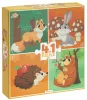 Állatos Forest 4 az 1-ben puzzle