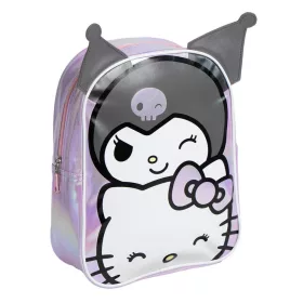Hello Kitty Kuromi hologrammos hátizsák, táska 32 cm