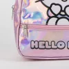 Hello Kitty Iridescent hologrammos hátizsák, táska 23 cm