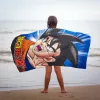 Dragon Ball Energy fürdőlepedő, strand törölköző 70x140cm (Fast Dry)
