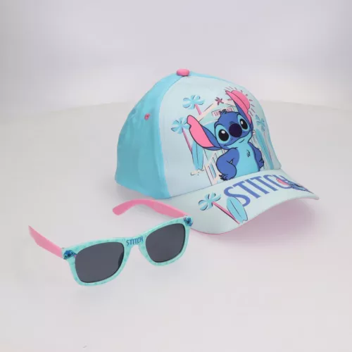 Disney Lilo és Stitch, A csillagkutya Sunny Day napszemüveg és baseball sapka szett