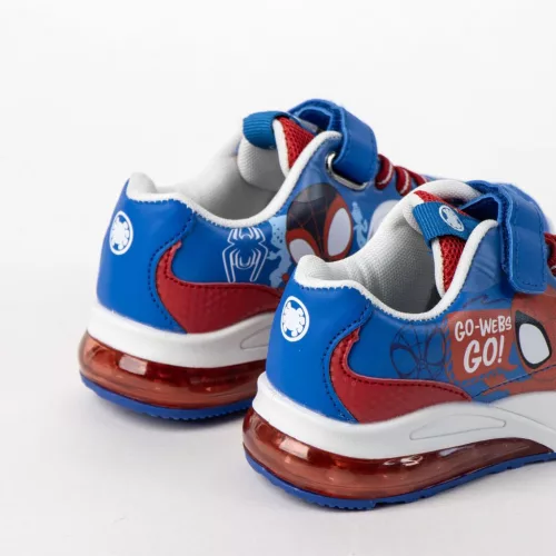 Pókember Go LED villogó, világító utcai cipő 23-28