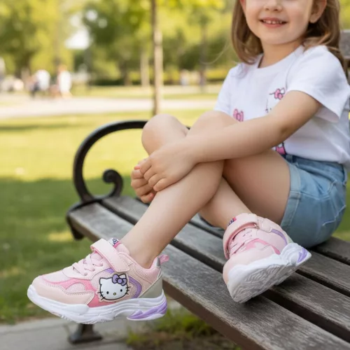 Hello Kitty Pinky LED villogó, világító utcai cipő 25-32