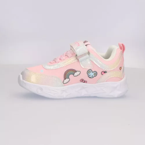 Hello Kitty Rainbow LED villogó, világító utcai cipő 25-32
