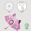 Gabi babaháza Pink gyerek esernyő füllel Ø71 cm