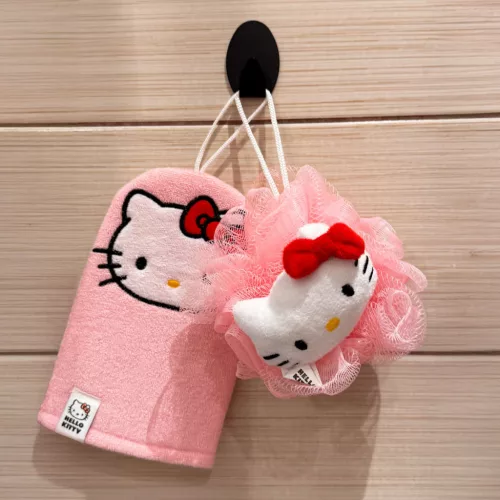 Hello Kitty Pink mosdókesztyű