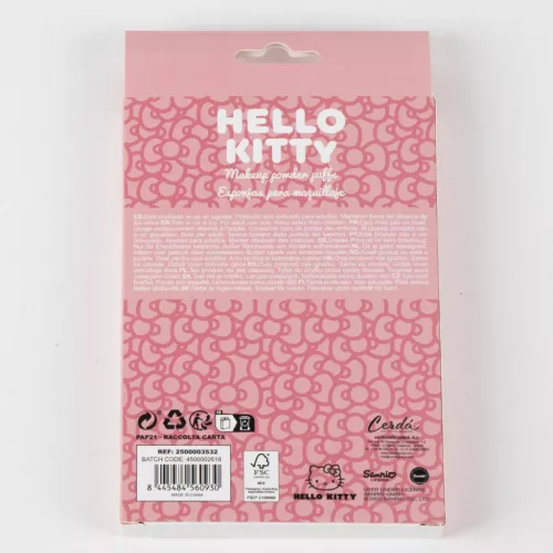 Hello Kitty Pink sminkszivacs szett 4 db-os