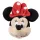 Disney Minnie Glam plüss kulcstartó 10 cm