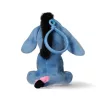 Disney Micimackó Eeyore 3D plüss figura akasztóval, táskadísz 13 cm